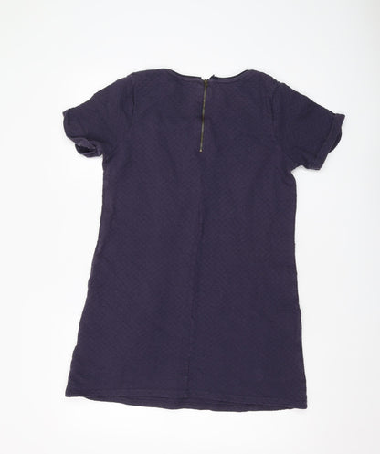 FatFace Women's Blue Short Sleeve Dress, Size 12