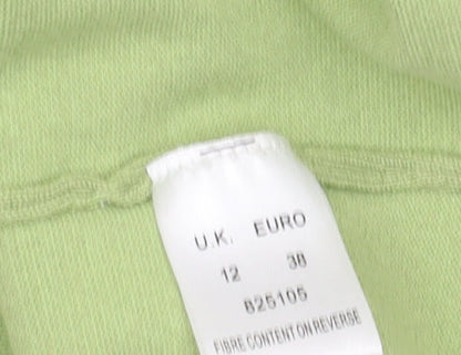 Eastex Women's Green Cardigan Size 12 with Jewel Accents