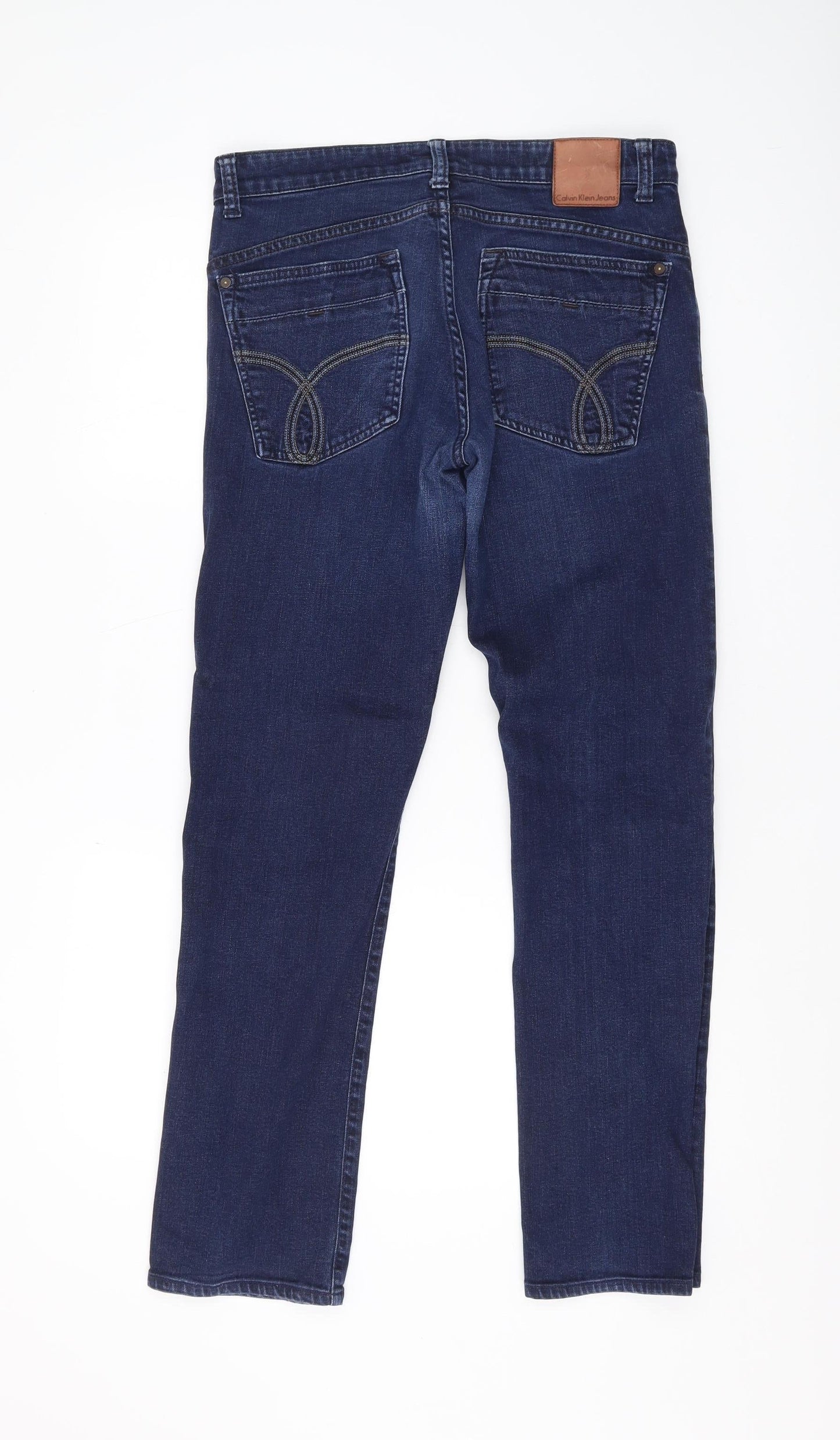 Calvin Klein Men's Blue Skinny Jeans Size 33