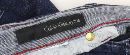 Calvin Klein Men's Blue Skinny Jeans Size 33