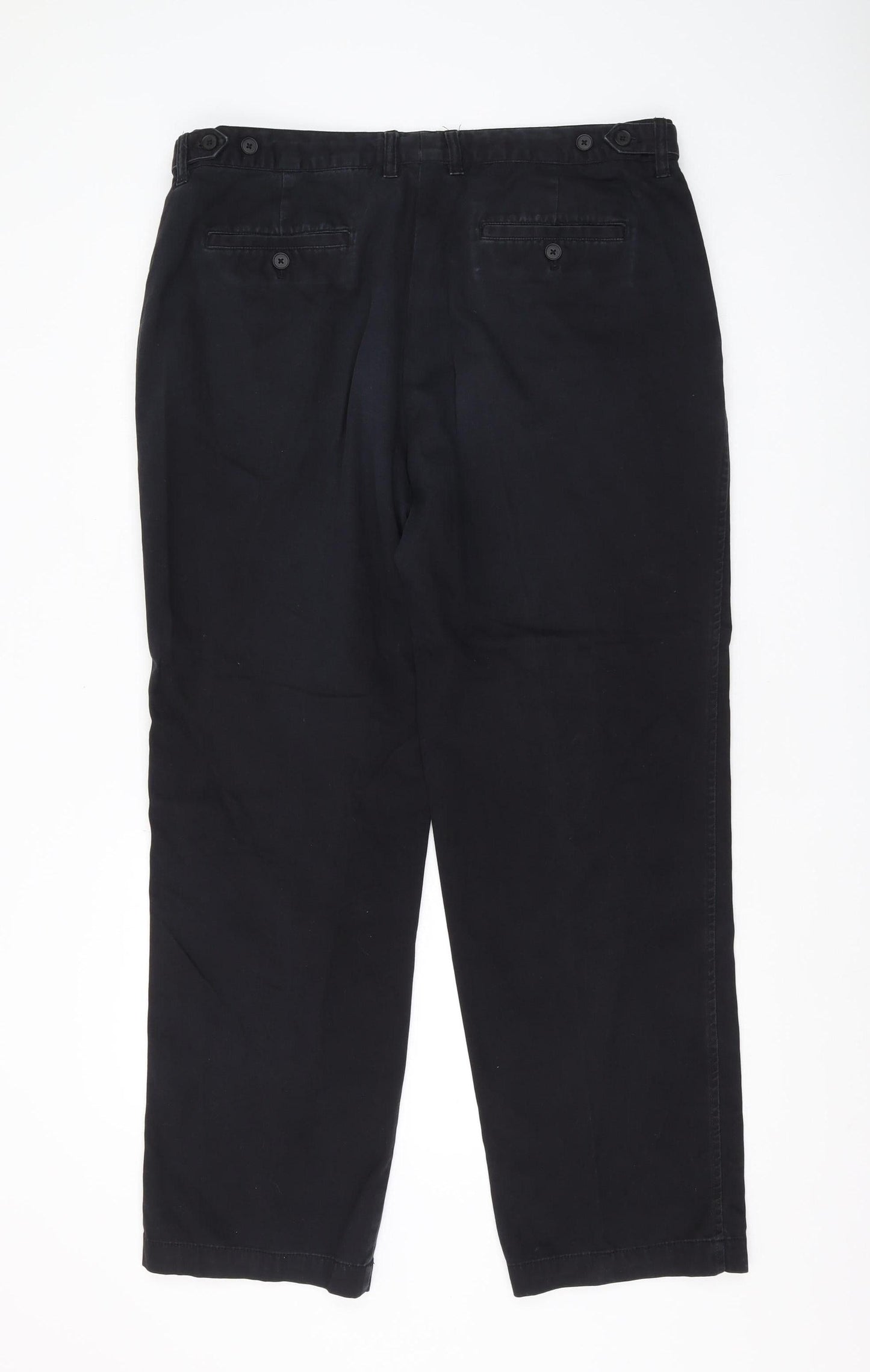 Austin Reed Men's Black Regular Fit Trousers 38R
