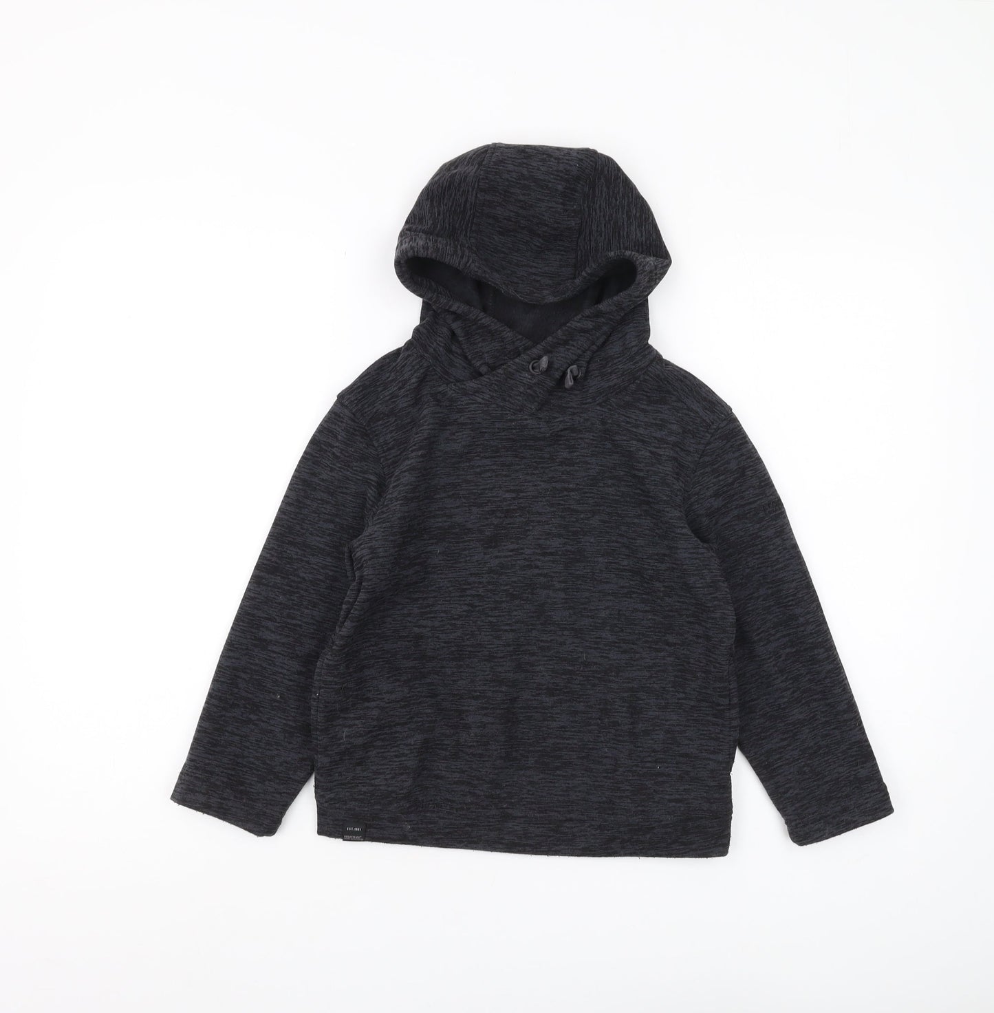 Regatta Boys Black Fleece Hoodie 7-8 Years Pullover