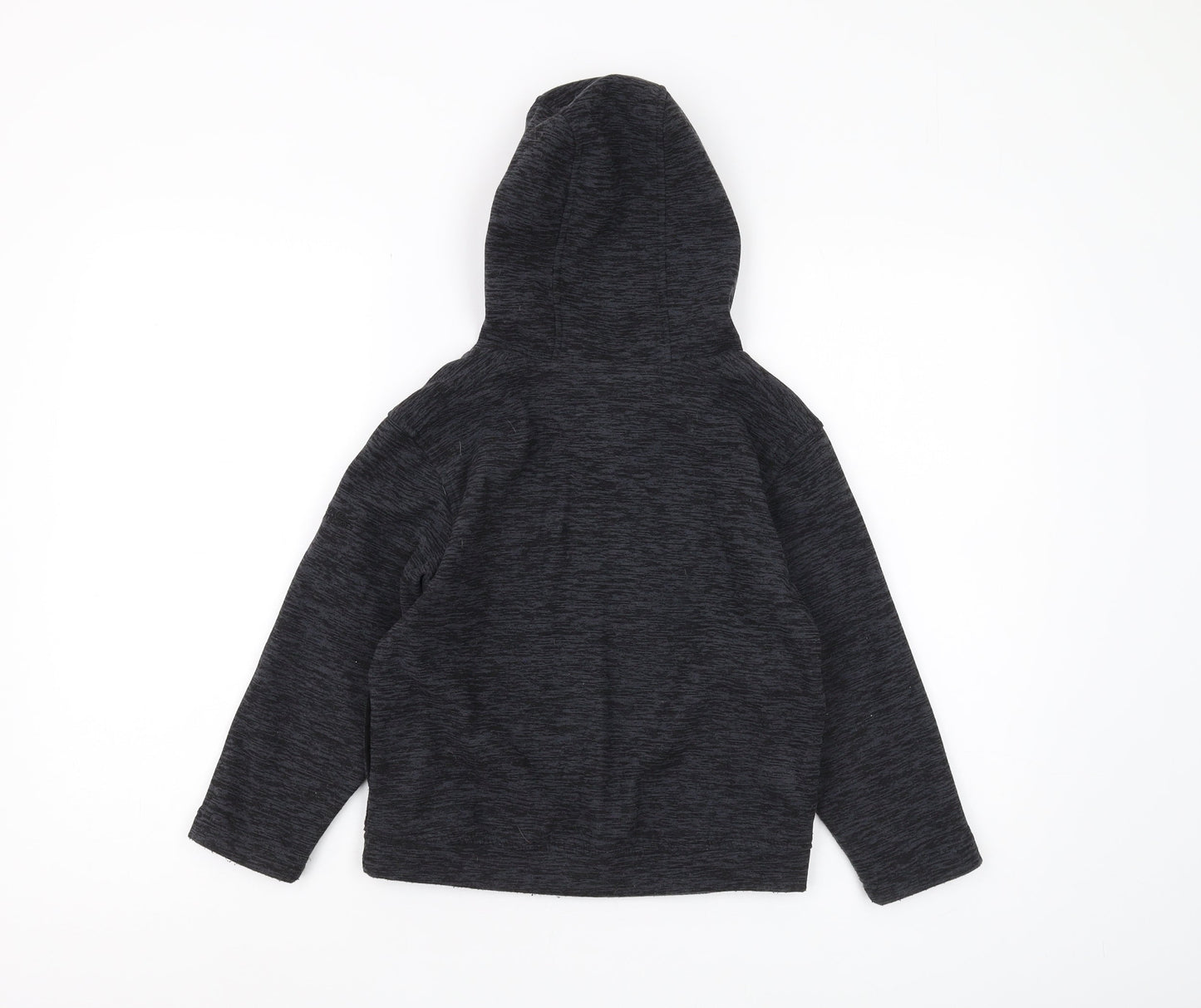 Regatta Boys Black Fleece Hoodie 7-8 Years Pullover