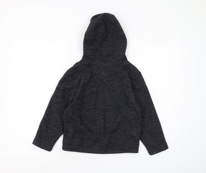 Regatta Boys Black Fleece Hoodie 7-8 Years Pullover