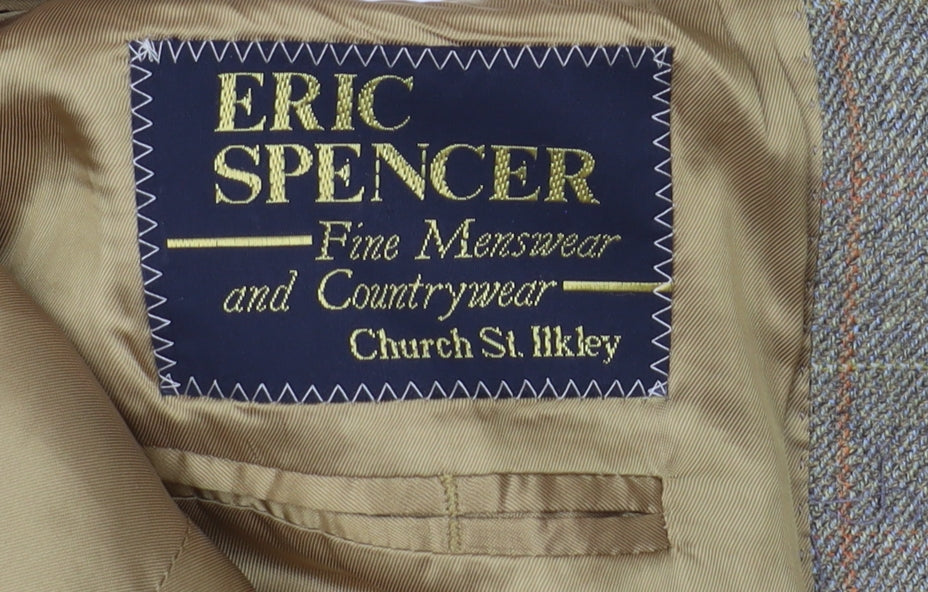 Mens UK Size 42 Eric Spencer Regular Brown Suit Jacket