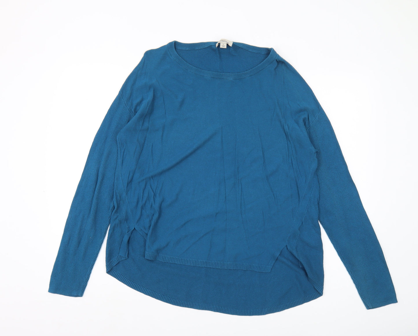 Womens UK Size L Calvin Klein Blue Pullover Jumper