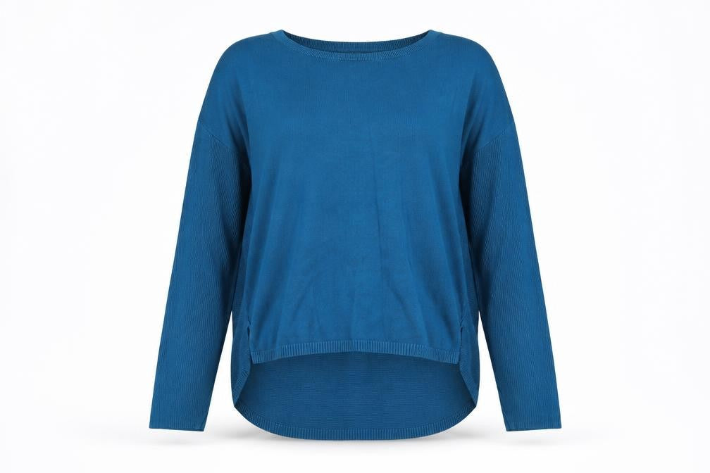 Womens UK Size L Calvin Klein Blue Pullover Jumper