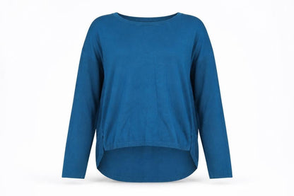 Womens UK Size L Calvin Klein Blue Pullover Jumper