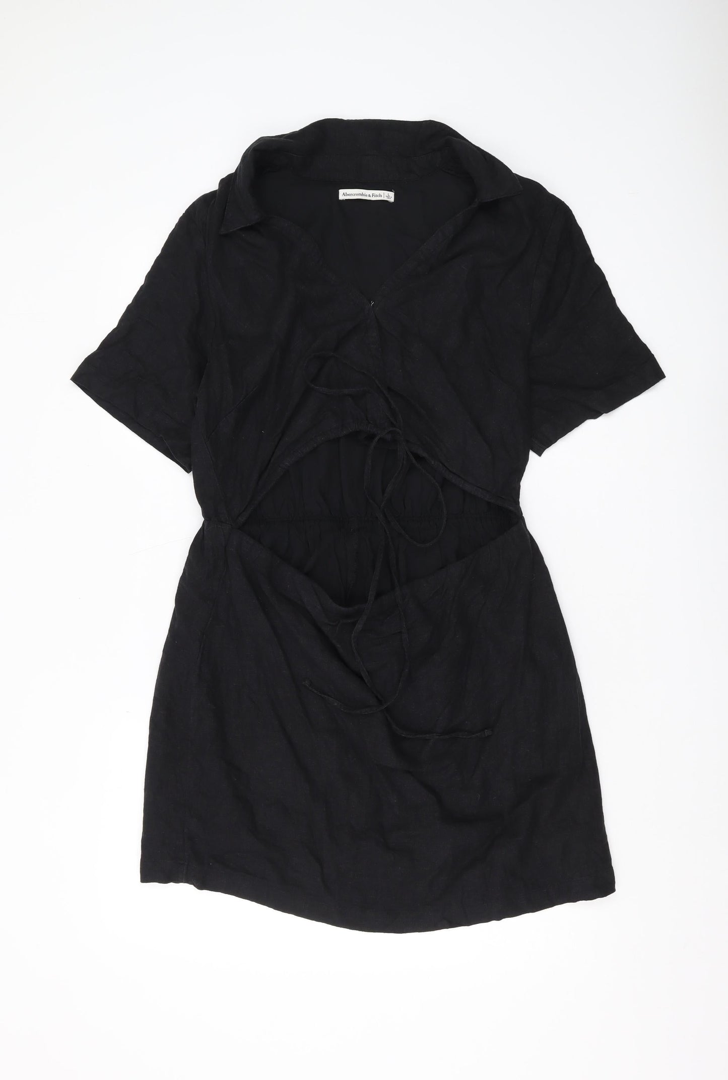 Abercrombie & Fitch Women's Black Short Shirt Dress
