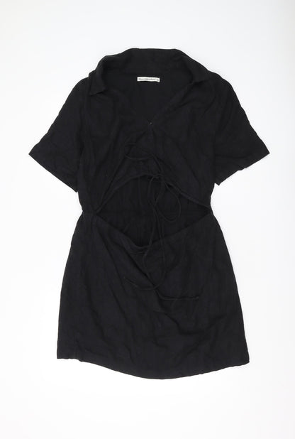 Abercrombie & Fitch Women's Black Short Shirt Dress