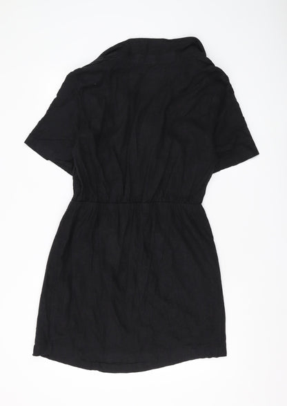 Abercrombie & Fitch Women's Black Short Shirt Dress