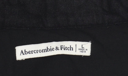 Abercrombie & Fitch Women's Black Short Shirt Dress