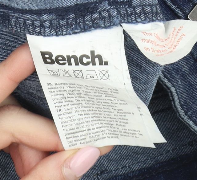 Bench Women's Blue Skinny Jeans Distressed Size 8