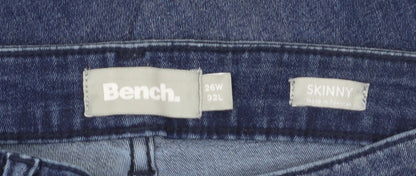 Bench Women's Blue Skinny Jeans Distressed Size 8