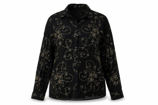 Womens UK Size 14 Alexon Black  Blouse