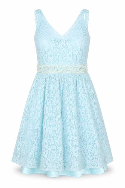 Quiz Women Blue A-Line Knee Length Dress