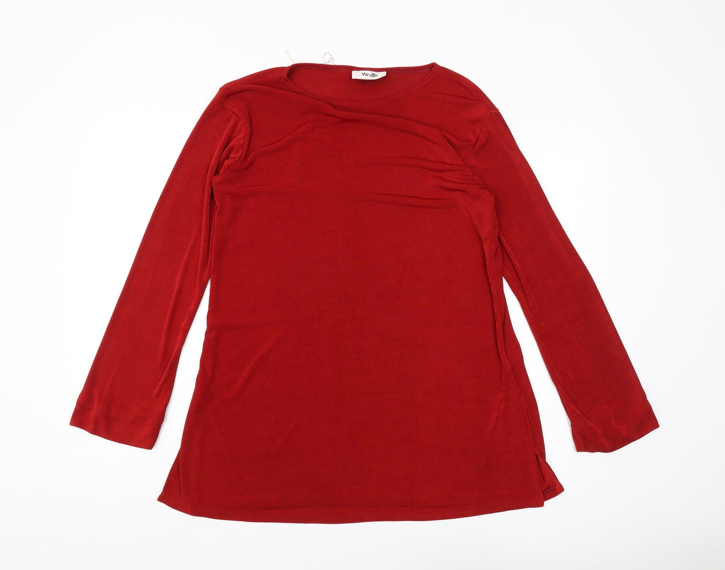 Womens UK Size 12 Wallis Red Basic Tunic
