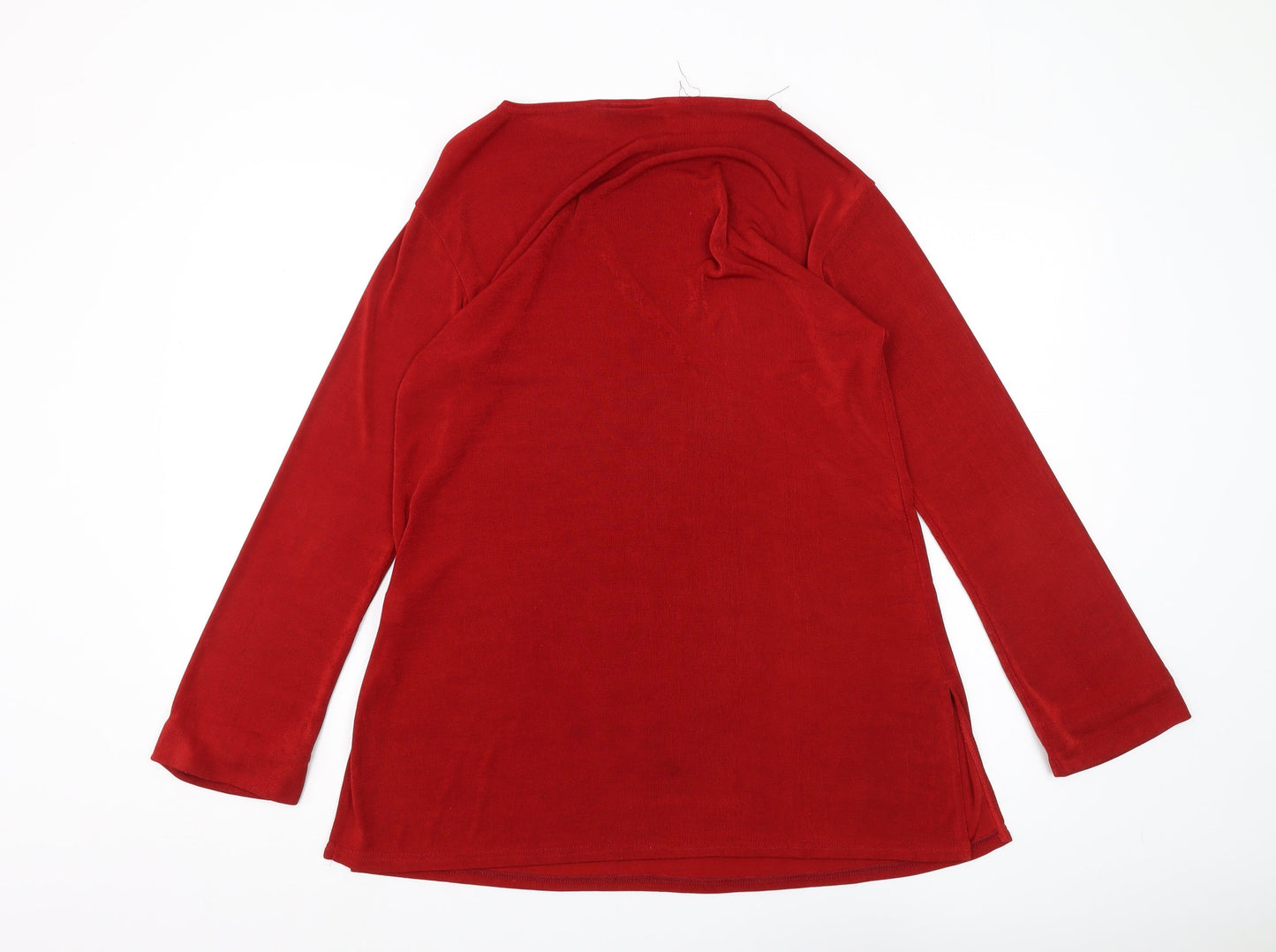 Womens UK Size 12 Wallis Red Basic Tunic