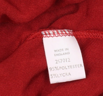 Womens UK Size 12 Wallis Red Basic Tunic