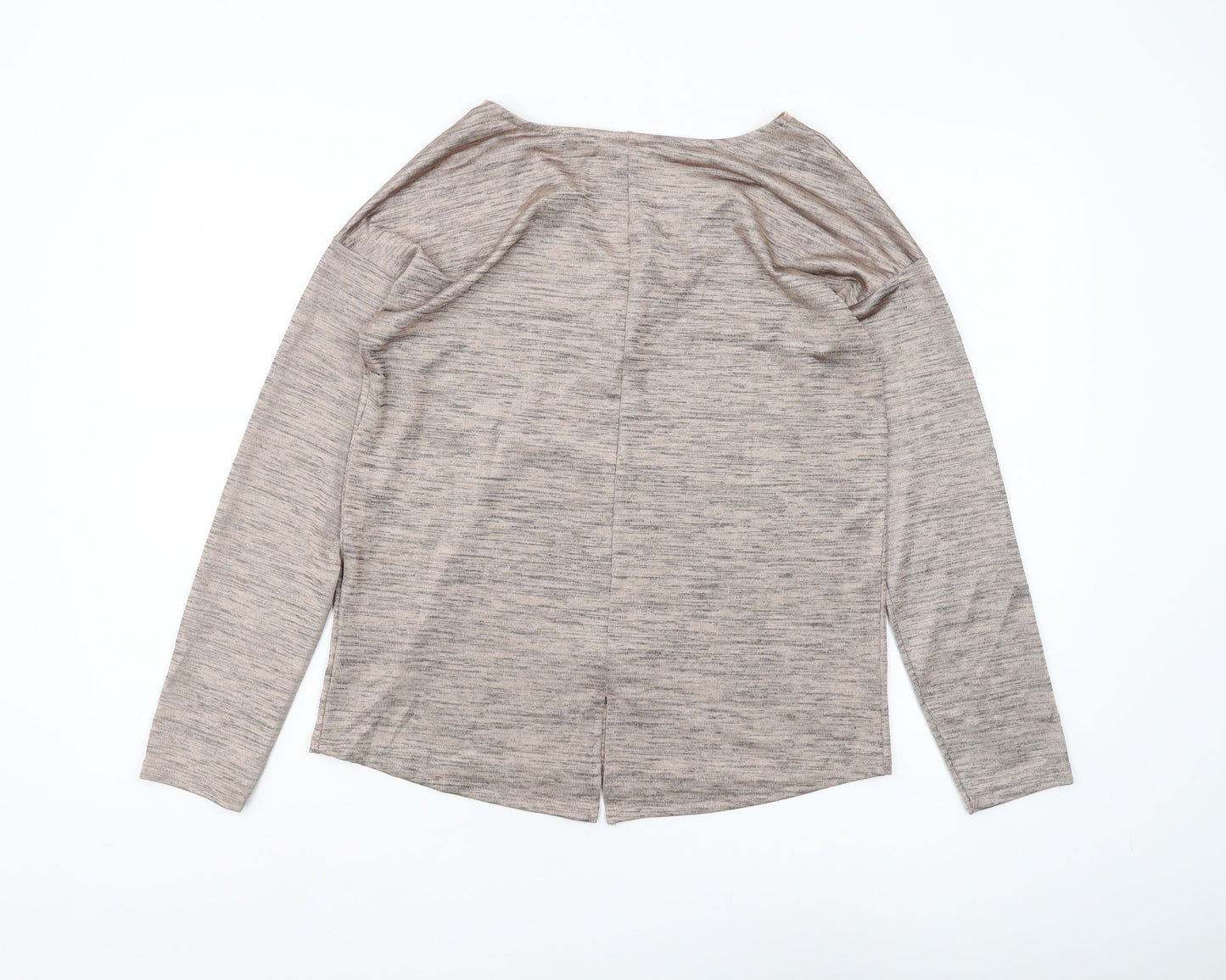 Womens UK Size 10 NEXT Beige Jersey Blouse