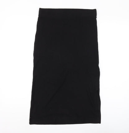 Banana Republic Women Black S Pencil Skirt Stretch