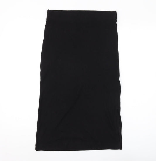 Banana Republic Women Black S Pencil Skirt Stretch