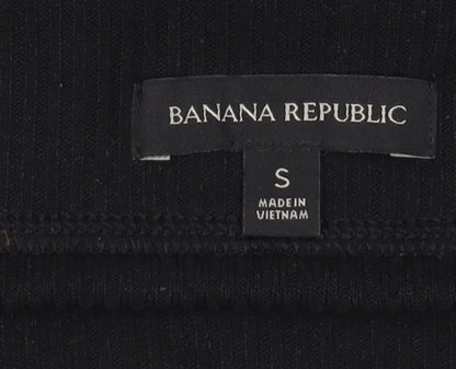 Banana Republic Women Black S Pencil Skirt Stretch