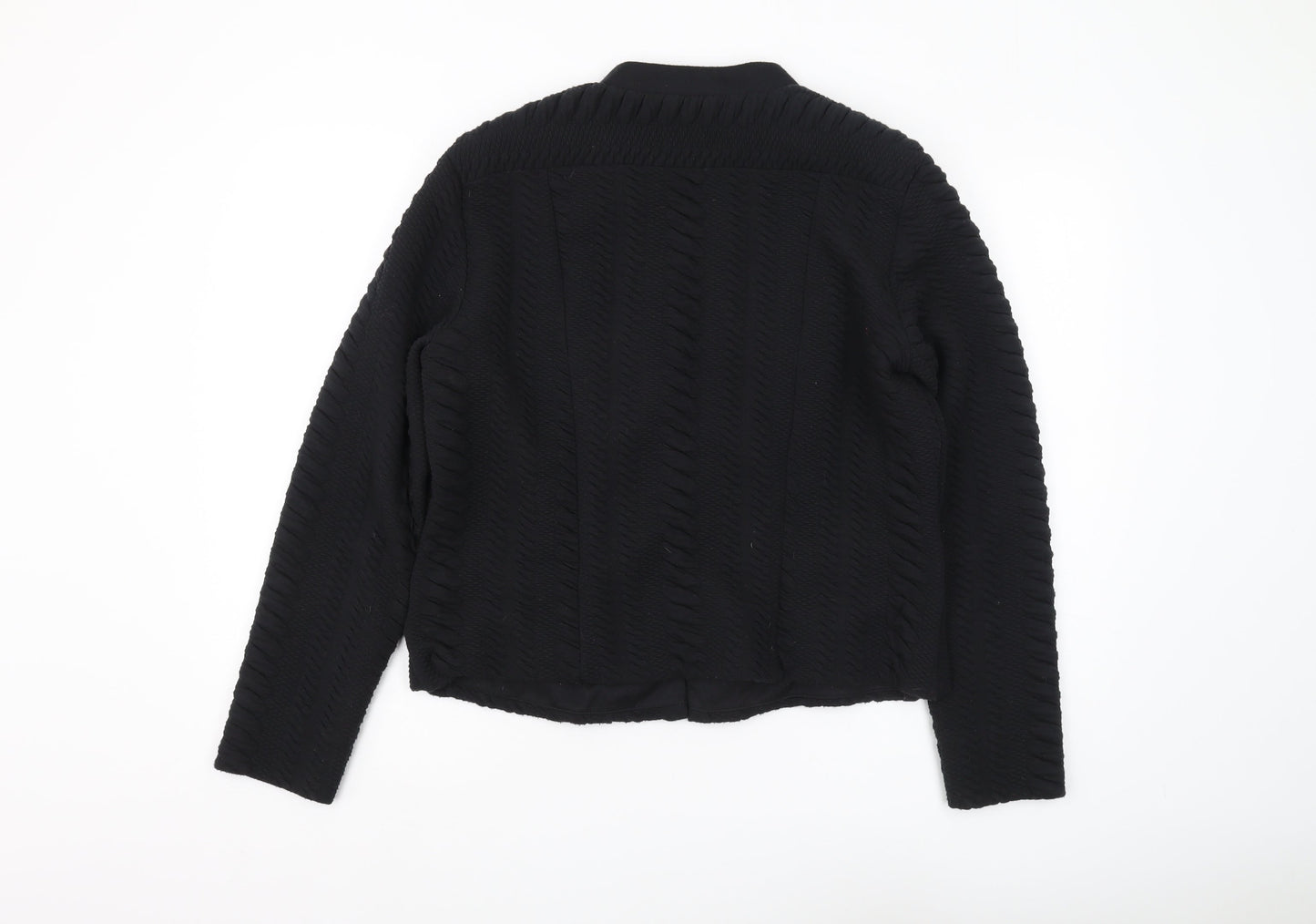 MADELEINE Women's Black Basic Jacket, Size 14, Polyester