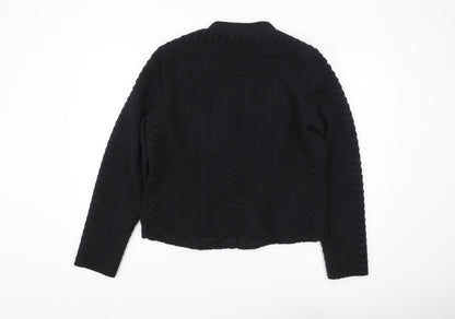 MADELEINE Women's Black Basic Jacket, Size 14, Polyester