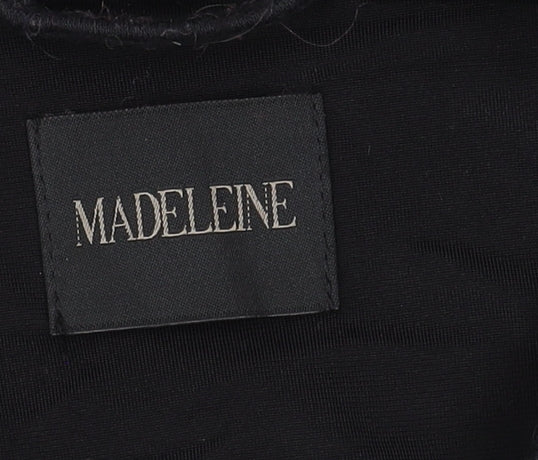 MADELEINE Women's Black Basic Jacket, Size 14, Polyester