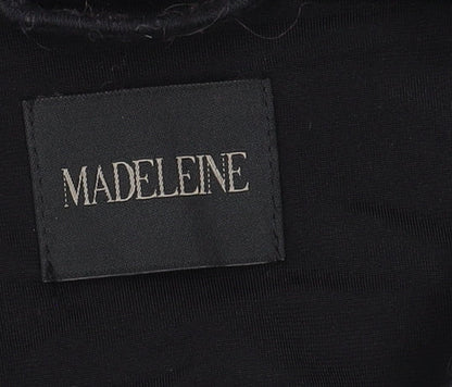 MADELEINE Women's Black Basic Jacket, Size 14, Polyester