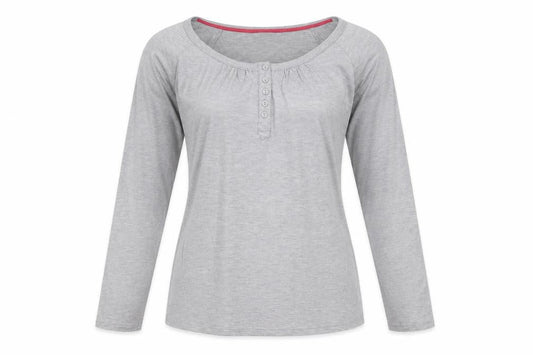 Womens UK Size M Dickins & Jones Grey Basic T-Shirt