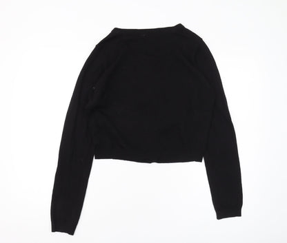 Womens UK Size L NAF NAF Black Cardigan Jumper