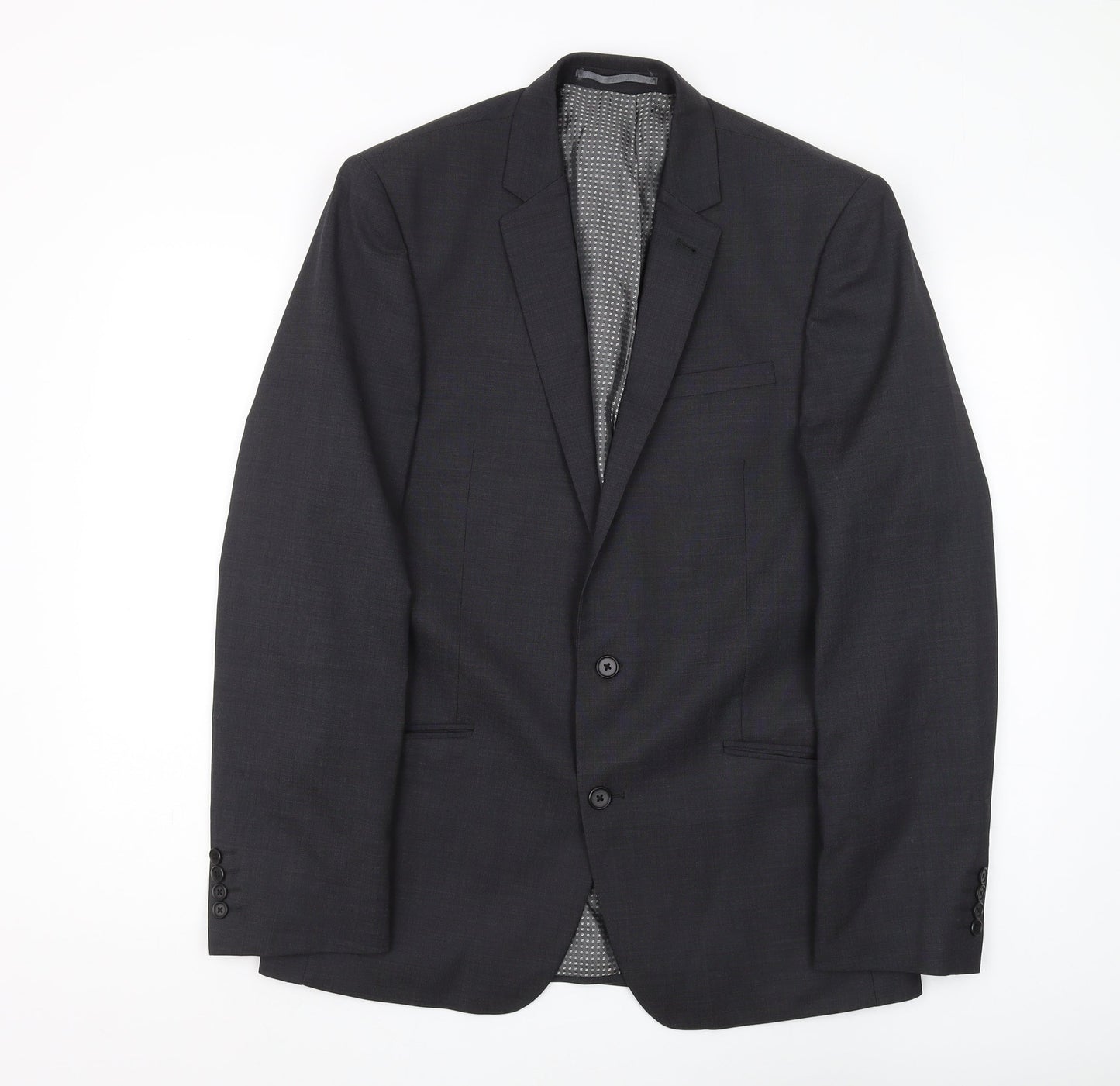 Mens UK Size 40 NEXT Regular Black Suit Jacket