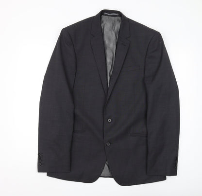 Mens UK Size 40 NEXT Regular Black Suit Jacket