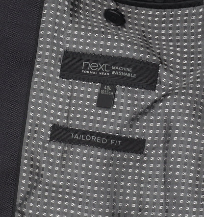 Mens UK Size 40 NEXT Regular Black Suit Jacket