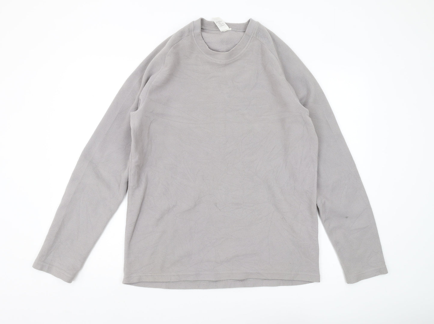 Mens UK Size L Quechua Grey Pullover Sweatshirt