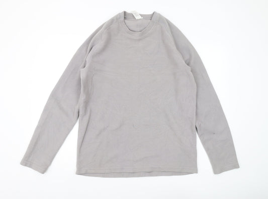 Mens UK Size L Quechua Grey Pullover Sweatshirt