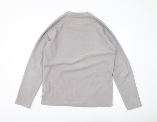 Mens UK Size L Quechua Grey Pullover Sweatshirt