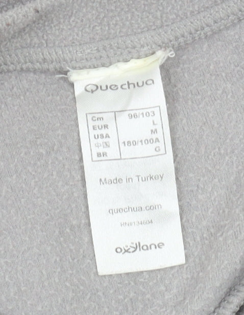 Mens UK Size L Quechua Grey Pullover Sweatshirt
