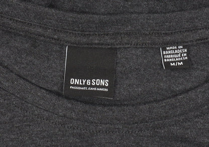 ONLY & SONS Men’s Black M Crew Neck T-Shirt