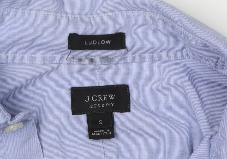 J.CREW Men's Blue Slim Fit Button-Up Shirt Size S