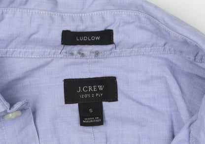 J.CREW Men's Blue Slim Fit Button-Up Shirt Size S