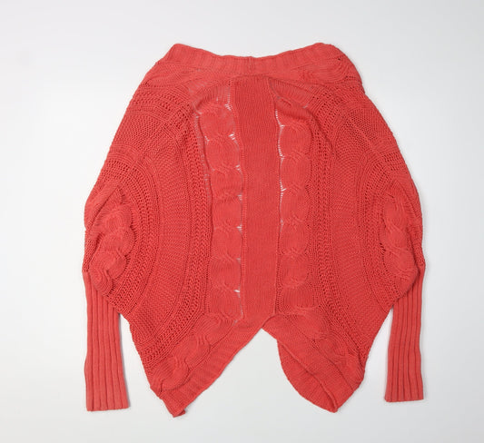 Womens UK Size 10 SoulCal & Co Red Cardigan Jumper