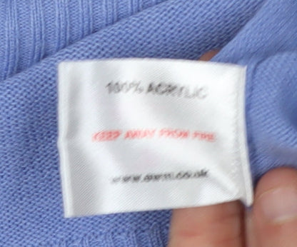 Honor Millburn Women's Blue Collared Jumper L