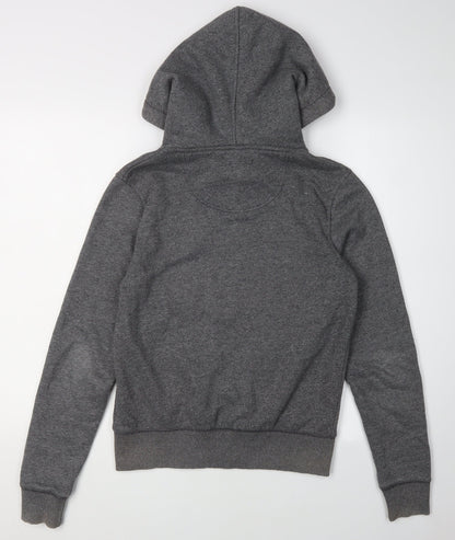 Soulcal & Co Women's Grey Full Zip Hoodie Size 10