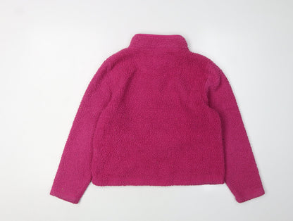 Peter Storm Girls Pink 1/4 Zip Sweatshirt 11-12 Years