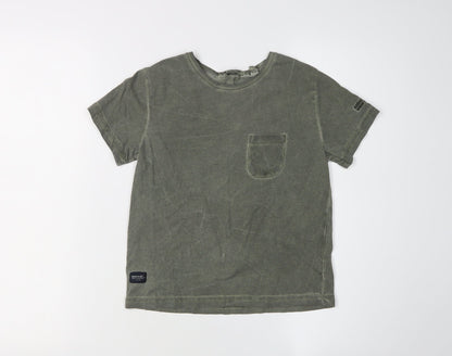 Regatta Grey T-Shirt Unisex Kids 7-8 Years Basic Style