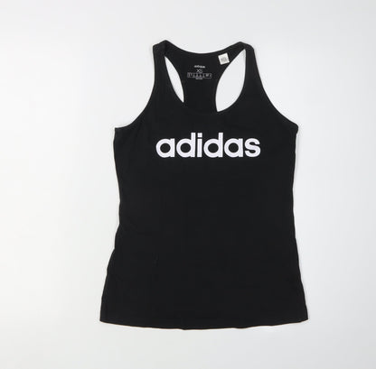 Adidas Women's Black XS Cotton Tank Top - Gym & Training