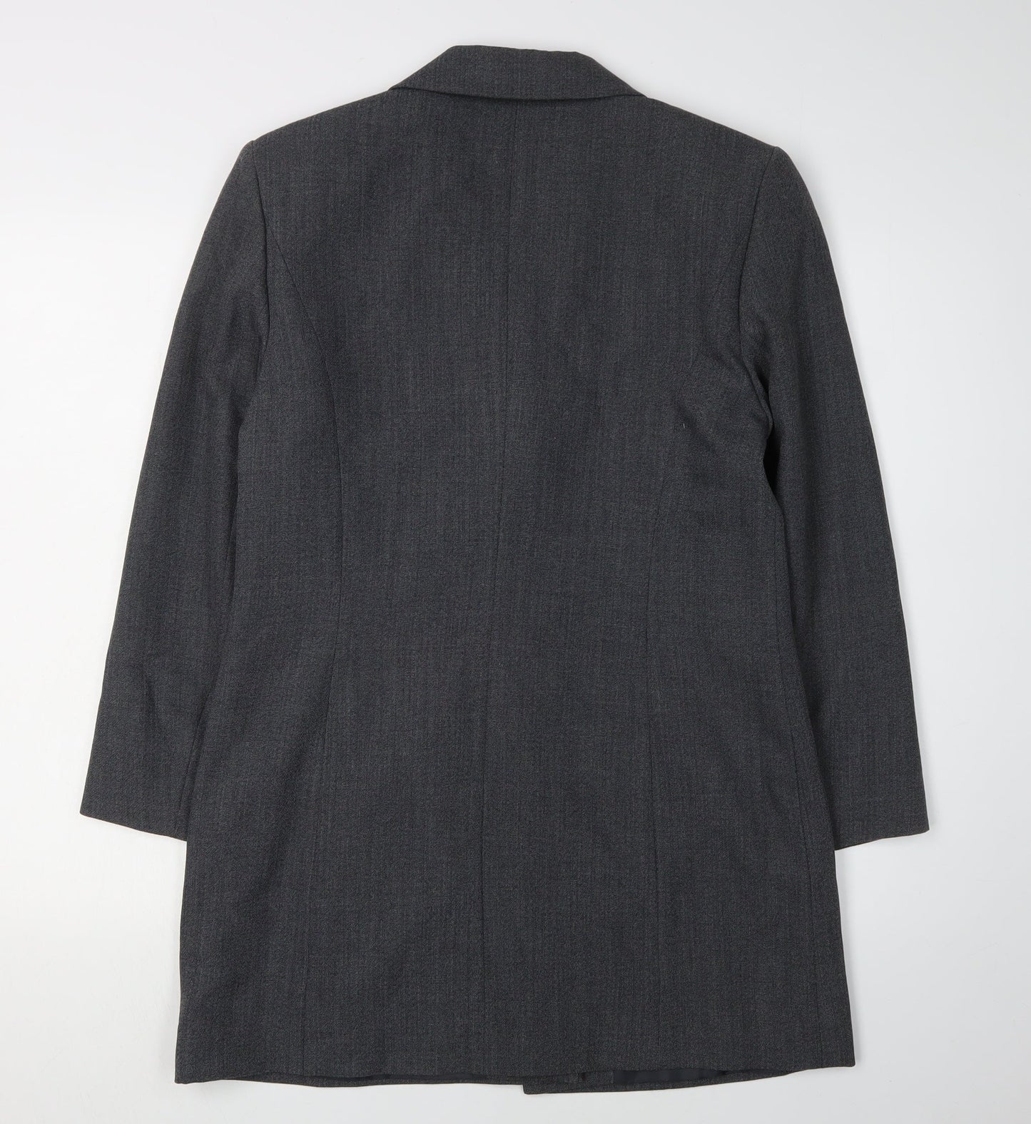 Jacques Vert Womens Grey Wool Blazer Jacket Size 12
